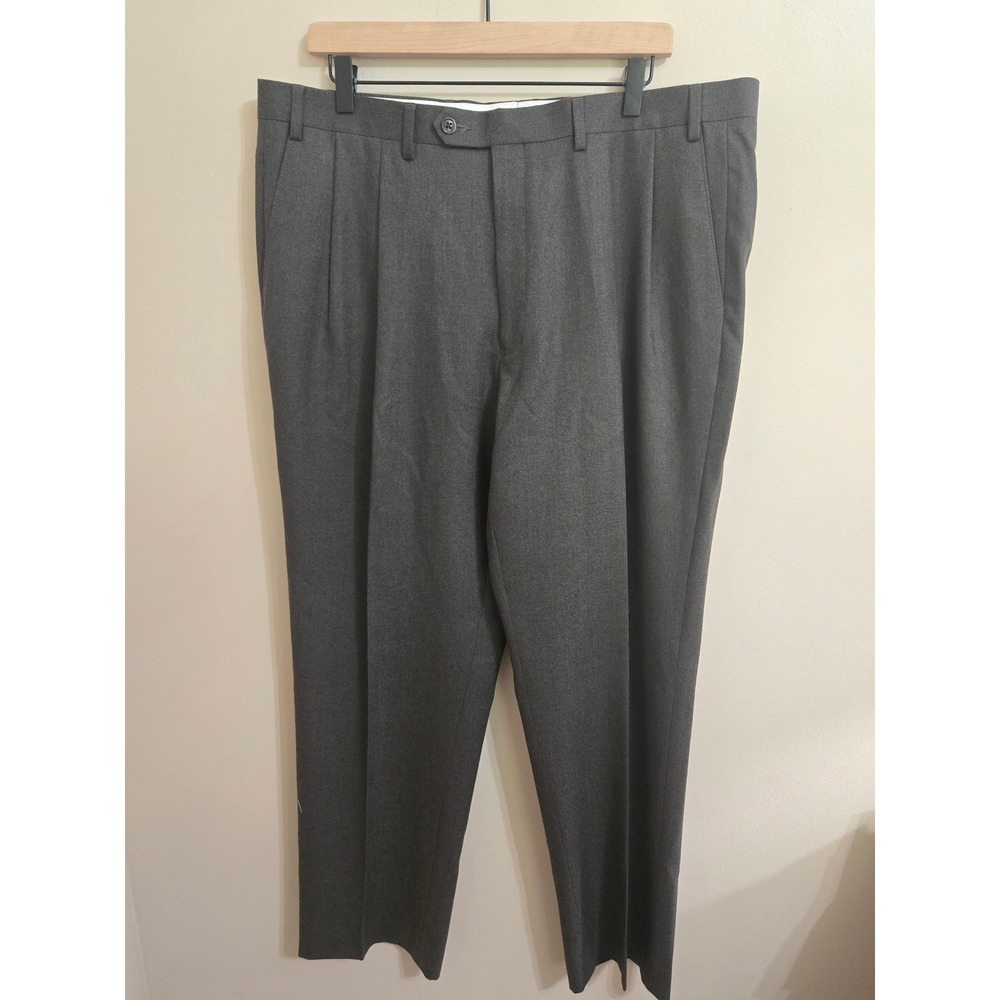 Lauren Ralph Lauren Men's 100% Wool Dress Pants 40x29 Charcoal Gray Classic NWF